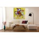 The framework Kandinsky Accompanying Yellow WASSILY KANDINSKY Yellow Accompainment Painting print on canvas with or without