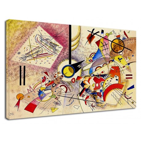 Le cadre Kandinsky - Animaux - WASSILY KANDINSKY Animaux d'impression d'Image sur la toile, avec ou sans cadre