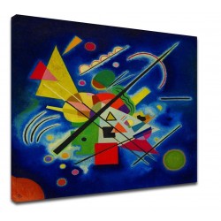 El marco de Kandinsky - Pintura-Azul - WASSILY KANDINSKY-Azul de la Pintura de la Imagen de impresión en lona, con o sin marco