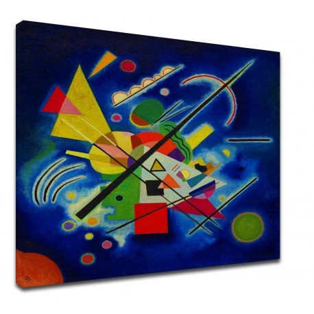 Bild, Kandinsky - Malerei Blau - WASSILY KANDINSKY-Blue Painting-Bild-druck auf leinwand, leinwand mit oder ohne rahmen