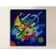 Bild, Kandinsky - Malerei Blau - WASSILY KANDINSKY-Blue Painting-Bild-druck auf leinwand, leinwand mit oder ohne rahmen