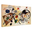 The framework Kandinsky - Unbroken Line - WASSILY KANDINSKY Unbroken Line Painting print on canvas with or without frame