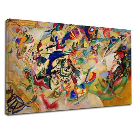 Le cadre Kandinsky - Composition VII - WASSILY KANDINSKY Composition VII de la Peinture d'impression sur toile avec ou sans