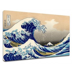 Painting - The great Wave of Kanagawa - HOKUSAI, The Great Wave of Kanagawa Painting print on canvas with or without frame