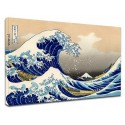 Peinture - La grande Vague de Kanagawa - HOKUSAI, La Grande Vague de Kanagawa de Peinture d'impression sur toile avec ou sans