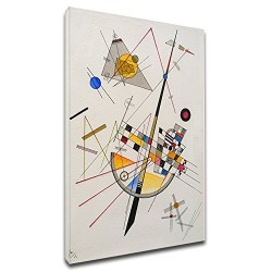 The framework Kandinsky - Tension Delicate - WASSILY KANDINSKY Delicate Tension - Framework print on canvas with or without