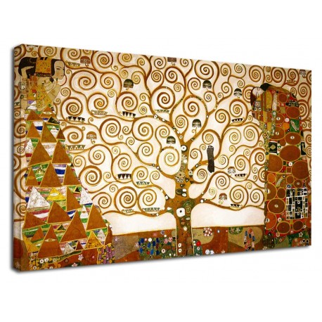El marco de Klimt - El árbol de la Vida de KLIMT, Pintar imprimir en lienzo, con o sin marco
