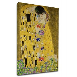 The framework Klimt - The Kiss - KLIMT The Kiss (Lovers) Painting print on canvas with or without frame