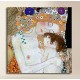 Le cadre Klimt - la Mère et l'Enfant - KLIMT Mère et de l'Enfant de la Peinture d'impression sur toile avec ou sans cadre