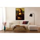 The framework Leonardo Da Vinci - Mona Lisa - Leonardo's La Gioconda Painting print on canvas with or without frame