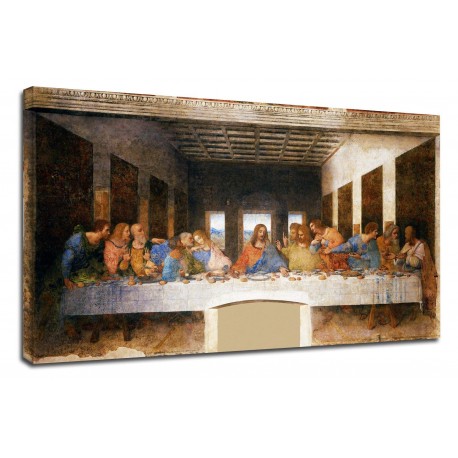 Quadro Leonardo Da Vinci - L'ultima Cena - Leonardo - Quadro stampa su tela canvas con o senza telaio