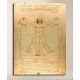 Quadro Leonardo Da Vinci - L'uomo Vitruviano - Leonardo - Quadro stampa su tela canvas con o senza telaio