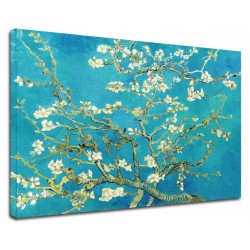 Painting Van Gogh - Almond Branch Flower - Picture print on canvas with or without frame