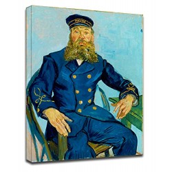 Rahmen Van Gogh - Der Briefträger Joseph Roulin - Bild-druck auf leinwand, leinwand mit oder ohne rahmen