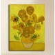 Painting Van Gogh - Sunflowers - Painting-print on canvas with or without frame