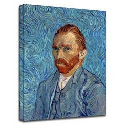 Painting Van Gogh - self - Portrait- Painting-print on canvas with or without frame