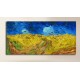 La peinture de Van Gogh - champ de maïs avec le Vol des Corbeaux - Photo impression sur toile avec ou sans cadre
