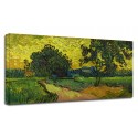 Rahmen Van Gogh - Landschaft bei sonnenaufgang - Bild-druck auf leinwand, leinwand mit oder ohne rahmen