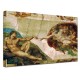 Photo michel-ange - la Création d'Adam - Michelangelo Buonarroti Peinture d'impression sur toile avec ou sans cadre