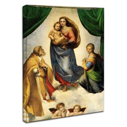 Painting Raphael - Madonna with the Child - Madonna with Child - Painting-print on canvas with or without frame