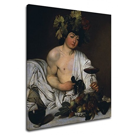 Image Caravage - Bacchus - Michelangelo Merisi - Photo impression sur toile avec ou sans cadre