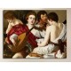 La peinture du Caravage - Les Musiciens - le Concert de Michelangelo Merisi - Photo impression sur toile avec ou sans cadre