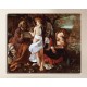 Image Caravage - le Repos pendant la fuite en Egypte - Peinture-impression sur toile avec ou sans cadre