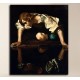 Picture Caravaggio - Narciso - Michelangelo Merisi - Picture print on canvas with or without frame