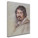 Image Caravage - Portrait - Michelangelo Merisi - Photo impression sur toile avec ou sans cadre