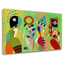 Le cadre Kandinsky - Las Musas - WASSILY KANDINSKY - Peinture-impression sur toile avec ou sans cadre