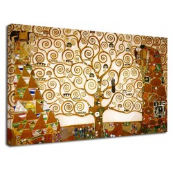 The framework Klimt - The tree of Life - The Tree of Life - Picture print on canvas with or without frame