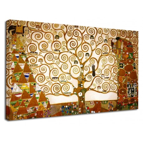 Quadro Klimt - L'albero della Vita - The Tree of Life - Quadro stampa su tela canvas con o senza telaio