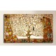 Quadro Klimt - L'albero della Vita - The Tree of Life - Quadro stampa su tela canvas con o senza telaio