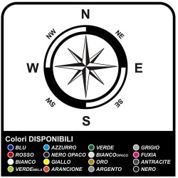 Aufkleber windrose Kompass Klebeplatte für suvs, wohnmobile und wohnwagen sticker decals