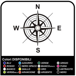 Adhesives-wind Rose Compass Sticker for 4X4 vehicle, Sides, the Hood Goalkeeper Offroad Decals Stickers Sides