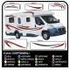 Pegatinas CAMPER completo kit de gráficos de vinilo pegatinas calcomanías de rayas caravana CARAVANA - gráficos 04