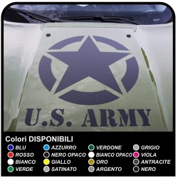 Stickers étoiles capot jeep renegade star militaire