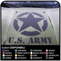 Stickers étoiles capot jeep renegade star militaire