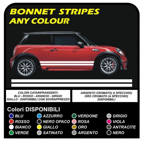 côté adhésif MINI cooper graphiques, des mini-bandes de la MINI COOPER S JCW 1.4 1.6 COUNTRYMAN ONE et d'AUTRES MINI