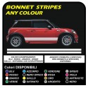 adhesive side MINI cooper graphics, mini stripes MINI COOPER S ONE JCW 1.4 1.6 COUNTRYMAN ONE and OTHER MINI