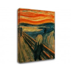 The framework Edvard Munch - The Scream, 1893 - Painting print on canvas with or without frame