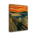 The framework Edvard Munch - The Scream, 1893 - Painting print on canvas with or without frame