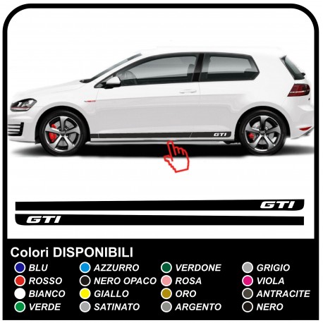 fasce laterali adesive Set completoVW GOLF V-VII GTI CLUBSPORT SPORT PERFORMANCE volkswagen golf 5 6 7