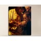 La pintura de Caravaggio - la Incredulidad de Santo Tomás de Pintar imprimir en lienzo, con o sin marco