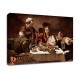 Painting by Caravaggio - the Supper at Emmaus - Picture print on canvas with or without frame