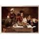 La peinture du Caravage - le Souper à Emmaüs - Photo impression sur toile avec ou sans cadre