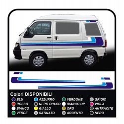 stickers for Piaggio Porter van graphics vinyl stickers decals stripes Set VAN CARAVAN Motorhome and small vans