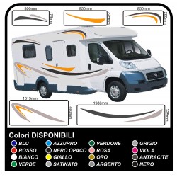 Stickers CAMPER complete kit graphics vinyl stickers decals stripes Set CAMPER VAN CARAVAN - graphics 04 (var)