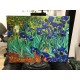 Image Van Gogh - Iris - les Iris de Van Gogh Peinture d'impression sur toile avec ou sans cadre