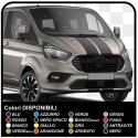 Adhésifs de TRANSIT M-SPORT deux tons seulement pour l'avant Van graphiques van autocollants décalques bandes ford transit